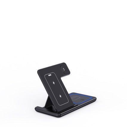 3-in-1 Fast Wireless Charger | Foldable LED Charging Dock