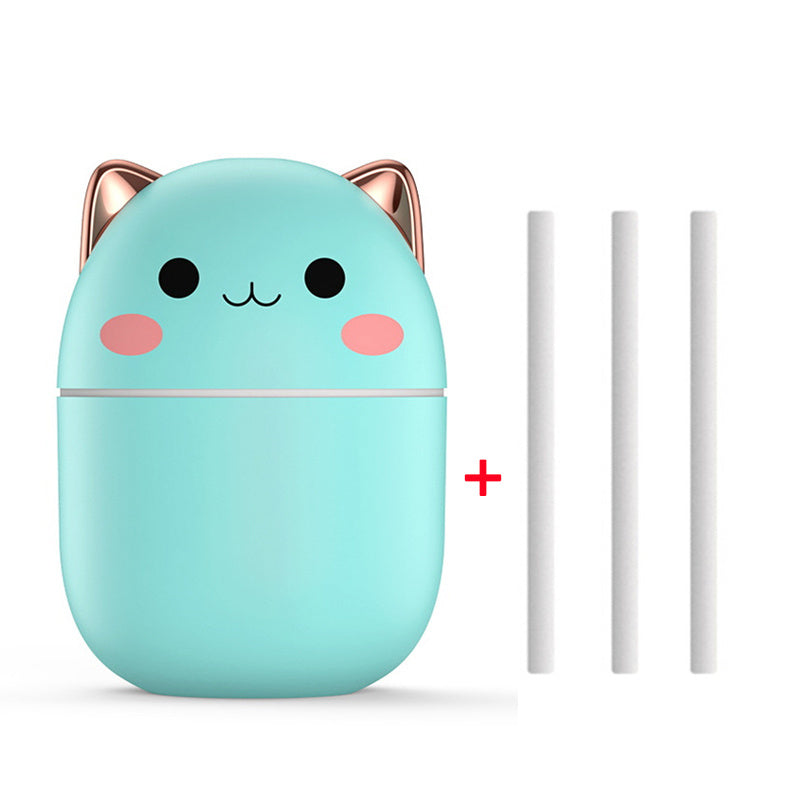 Cute Cat Air Humidifier | Silent USB Aroma Purifier