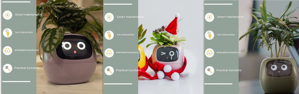 Smart Planter with AI | Fun Expressions & Easy Plant Care