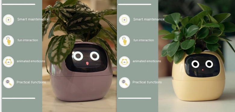 Smart Planter with AI | Fun Expressions & Easy Plant Care