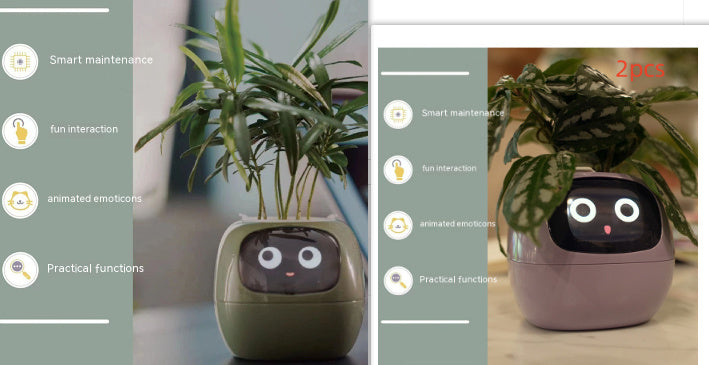Smart Planter with AI | Fun Expressions & Easy Plant Care