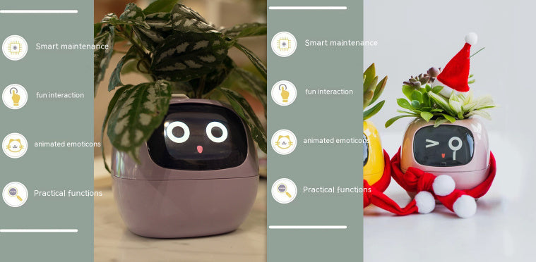 Smart Planter with AI | Fun Expressions & Easy Plant Care