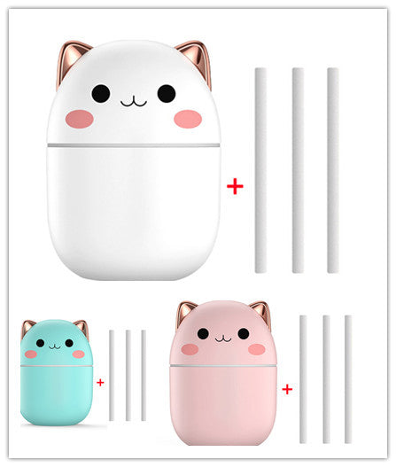 Cute Cat Air Humidifier | Silent USB Aroma Purifier