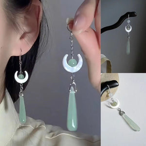 Long Ear Hook Antique Style Tassel Water Drop Eardrops