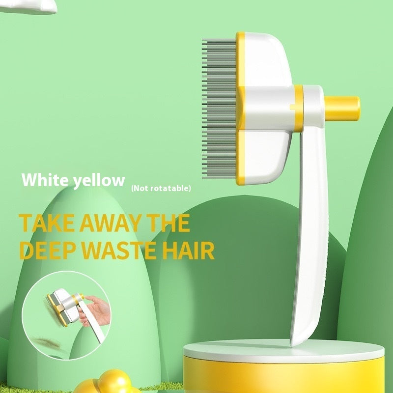 Self-Cleaning Cat Comb for Long Hair