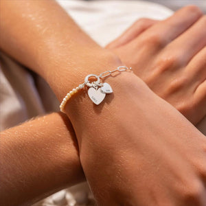 Love Pendant Titanium Steel Bracelet Temperament Buckle Stitching Chain