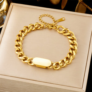 All-matching Ins Gold Fashion Ornament Bracelet