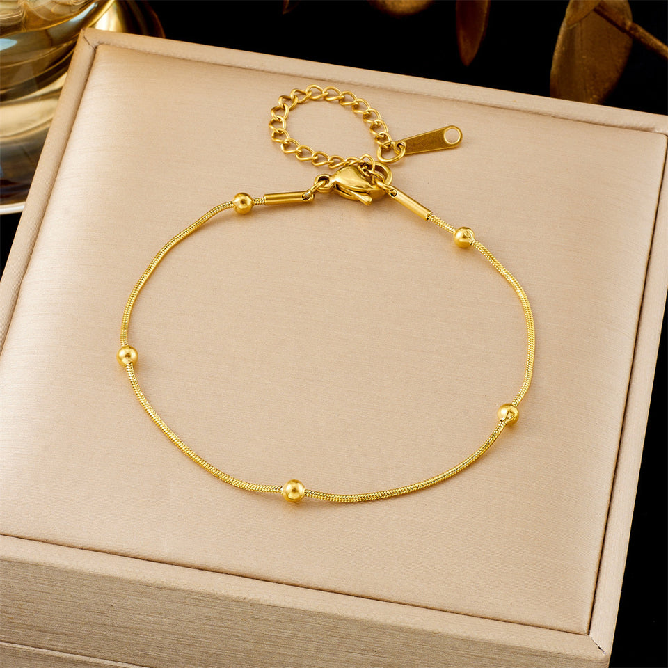 All-matching Ins Gold Fashion Ornament Bracelet