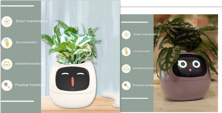 Smart Planter with AI | Fun Expressions & Easy Plant Care