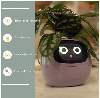 Smart Planter with AI | Fun Expressions & Easy Plant Care