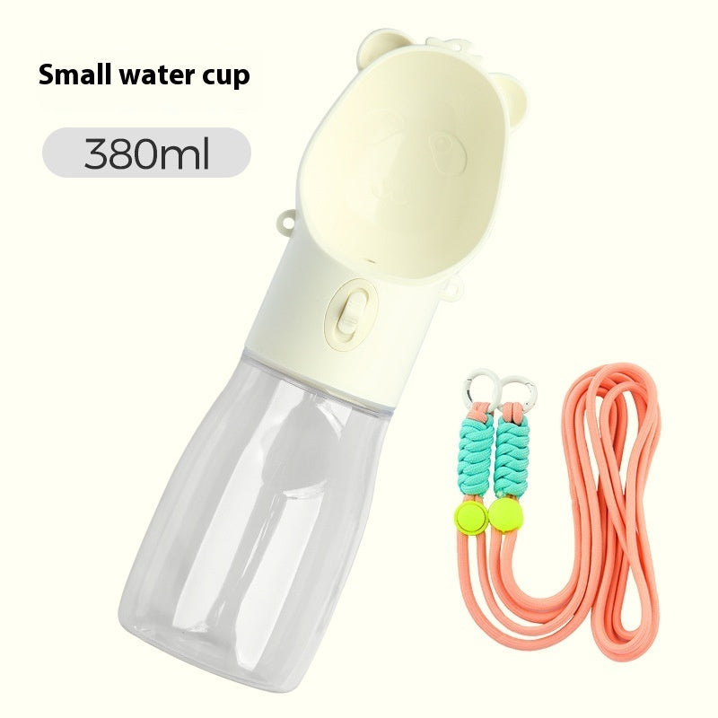 2-in-1 Portable Dog Water Bottle with Food Container