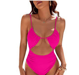 European And American Cute Women's One-piece Swimsuit