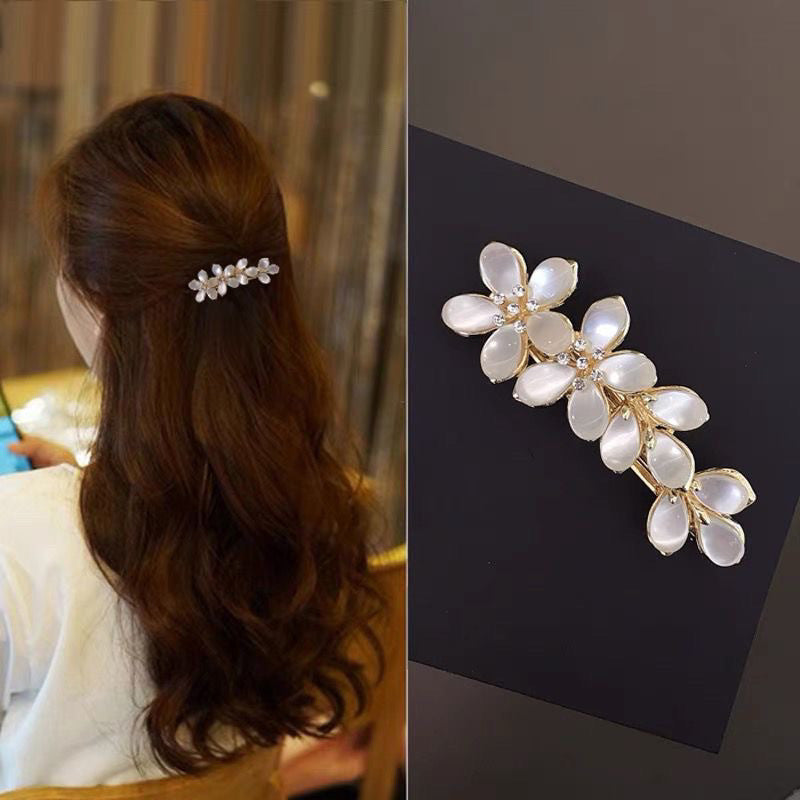 Authentic South Korea Spring Dignified Flowers Word Headdress Elegant Hair Accessories