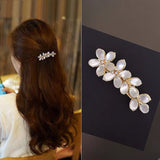 Authentic South Korea Spring Dignified Flowers Word Headdress Elegant Hair Accessories