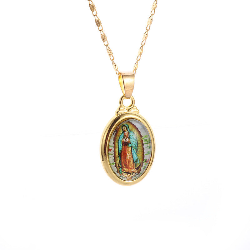 Women's Fashion Personalized Virgin Pendant Necklace
