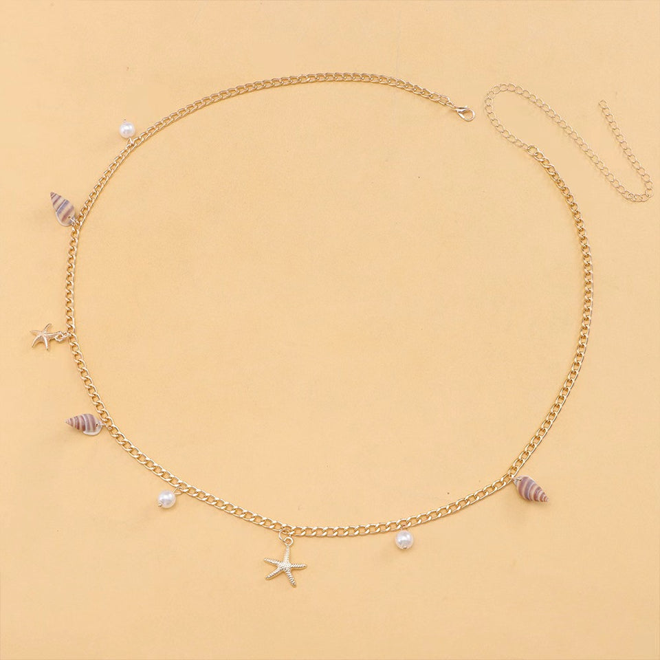 Bohemian Beach Shell Waist Chain