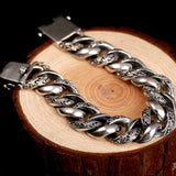 Retro Personalized Smoky Rain Retro Hip Hop Bracelet Motorcycle Men