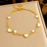 Simple Fashion Personality Colorful Starfish Anklet