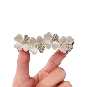 Authentic South Korea Spring Dignified Flowers Word Headdress Elegant Hair Accessories