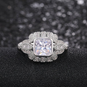 Fashion Ring Women's Micro-inlaid Full Diamond