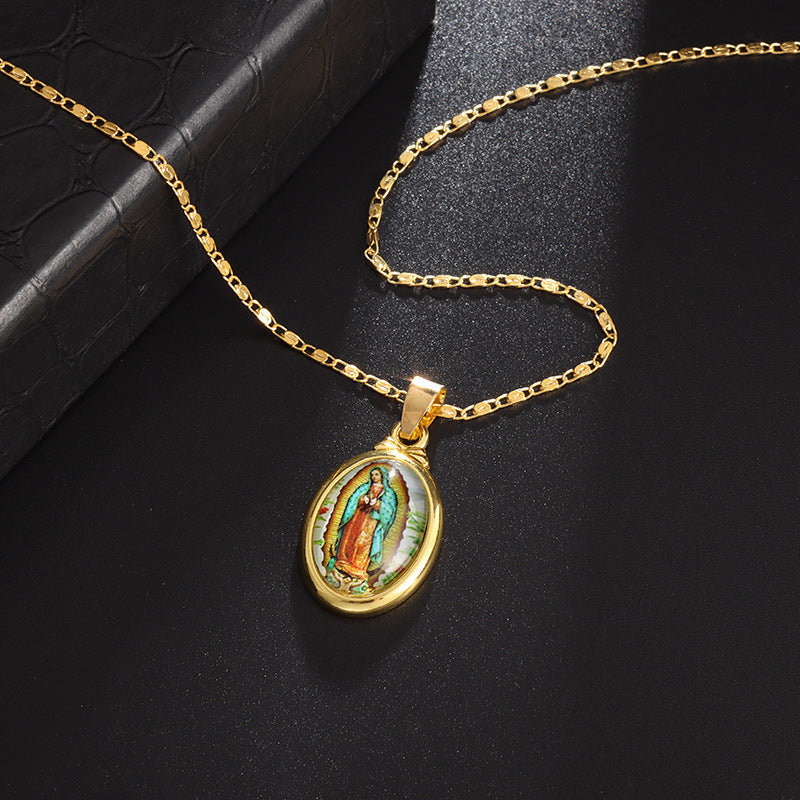 Women's Fashion Personalized Virgin Pendant Necklace