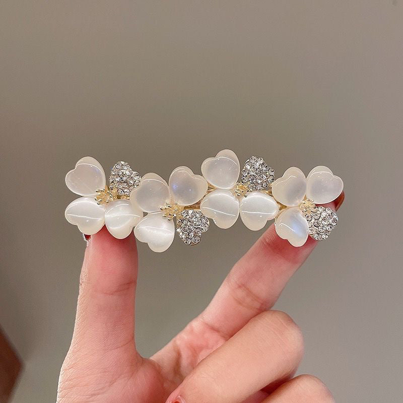 Authentic South Korea Spring Dignified Flowers Word Headdress Elegant Hair Accessories