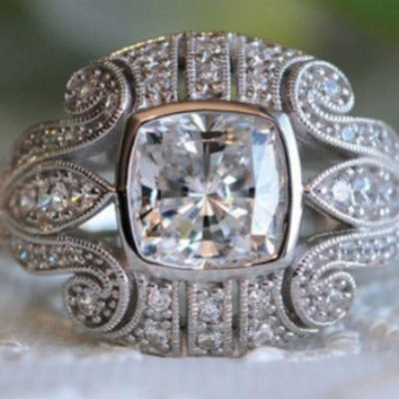 Fashion Ring Women's Micro-inlaid Full Diamond