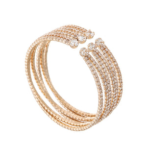 European And American Diamond Handmade Claw Chain Multi-row Bracelet