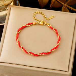 All-matching Ins Gold Fashion Ornament Bracelet