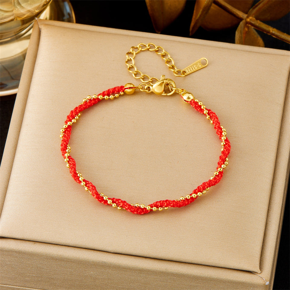 All-matching Ins Gold Fashion Ornament Bracelet