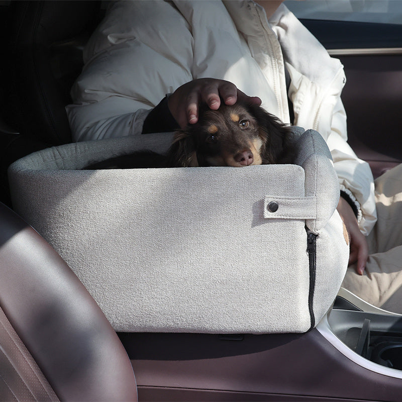 Portable Dog Car Seat Bed | Secure Travel Carrier