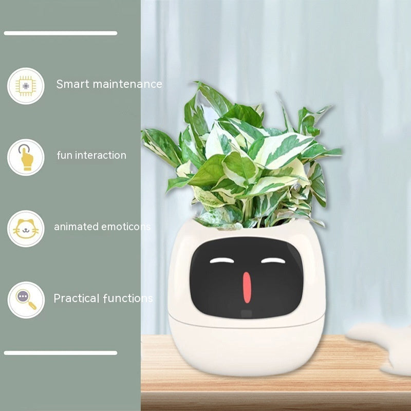 Smart Planter with AI | Fun Expressions & Easy Plant Care