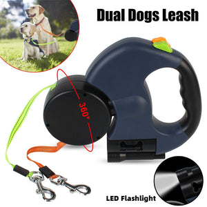 2-in-1 Retractable Dog Leash