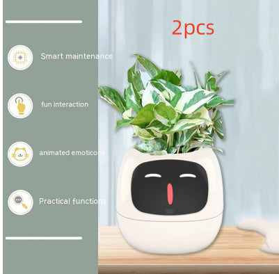 Smart Planter with AI | Fun Expressions & Easy Plant Care