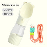 2-in-1 Portable Dog Water Bottle with Food Container