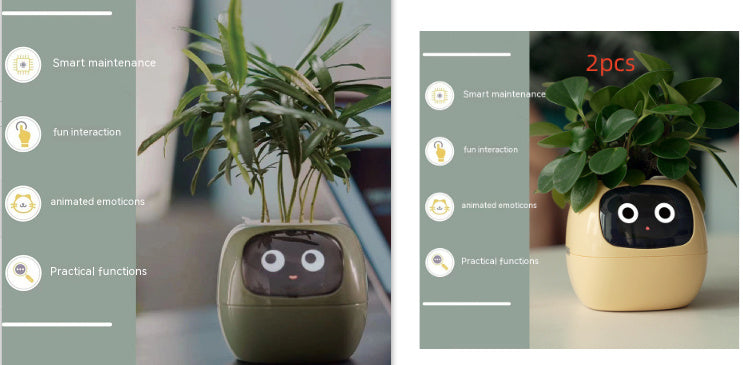 Smart Planter with AI | Fun Expressions & Easy Plant Care