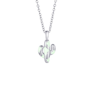 Women's Cactus Stainless Steel Clavicle Chain