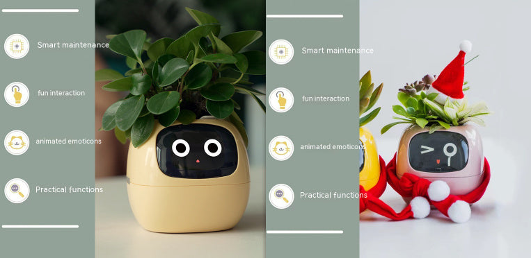 Smart Planter with AI | Fun Expressions & Easy Plant Care