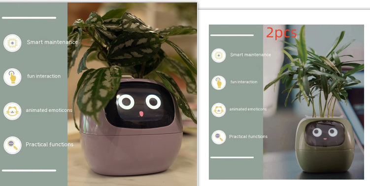 Smart Planter with AI | Fun Expressions & Easy Plant Care