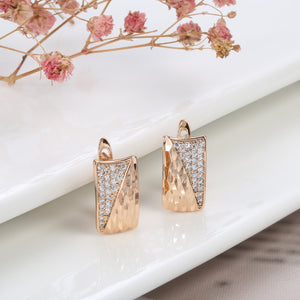 Women's Simple Creative Geometric Zircon Earrings