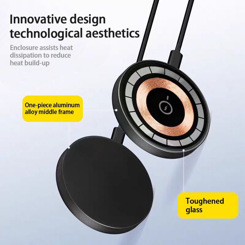 15W Magnetic Qi Charger | Fast Wireless Charging Dock