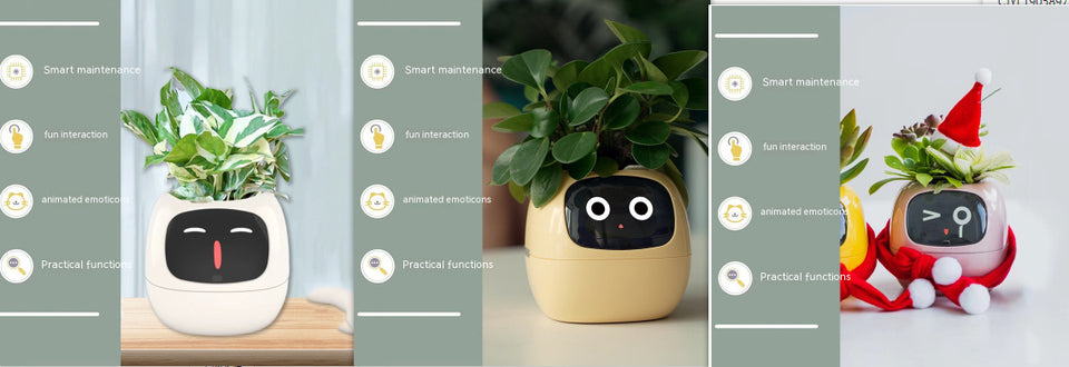 Smart Planter with AI | Fun Expressions & Easy Plant Care