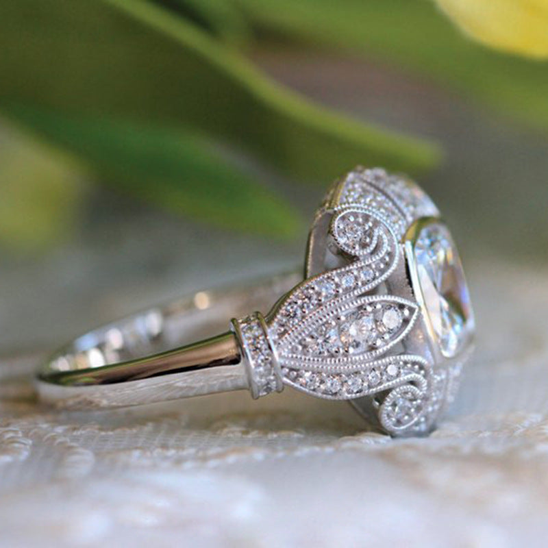 Fashion Ring Women's Micro-inlaid Full Diamond