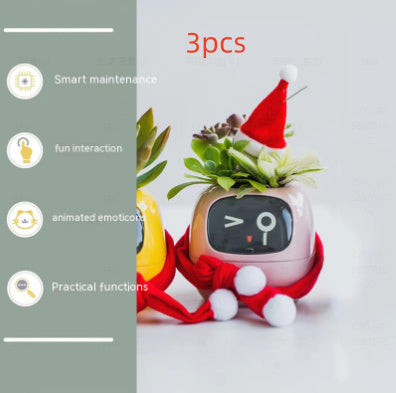 Smart Planter with AI | Fun Expressions & Easy Plant Care