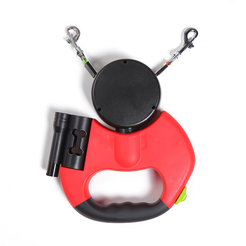 2-in-1 Retractable Dog Leash
