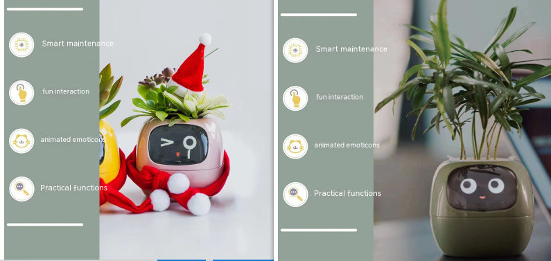 Smart Planter with AI | Fun Expressions & Easy Plant Care