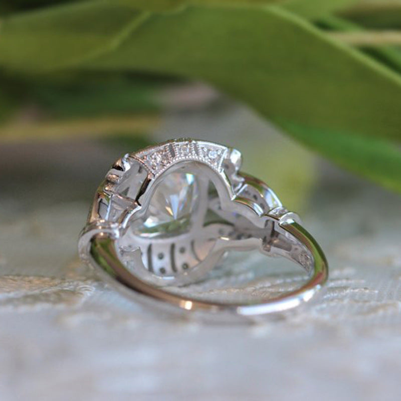 Fashion Ring Women's Micro-inlaid Full Diamond