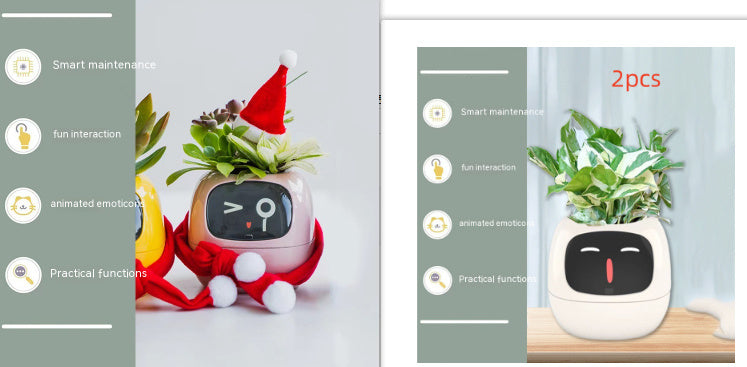 Smart Planter with AI | Fun Expressions & Easy Plant Care