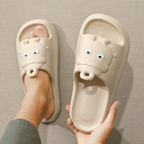 Cute Cartoon Slippers Non-slip Eva Slippers Female Couple House Shoes