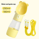 2-in-1 Portable Dog Water Bottle with Food Container